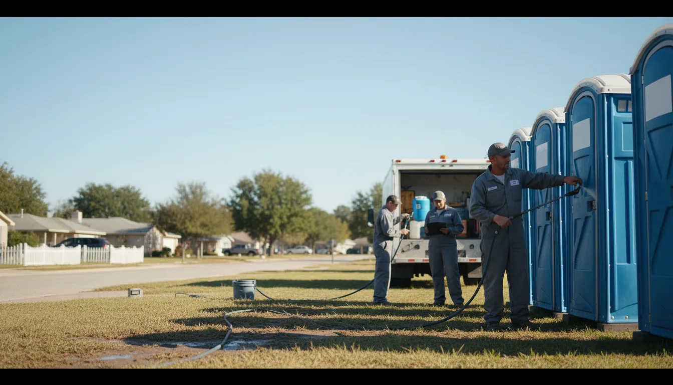 Long-Term Portable Toilet Rental in Wiergate, TX near me
